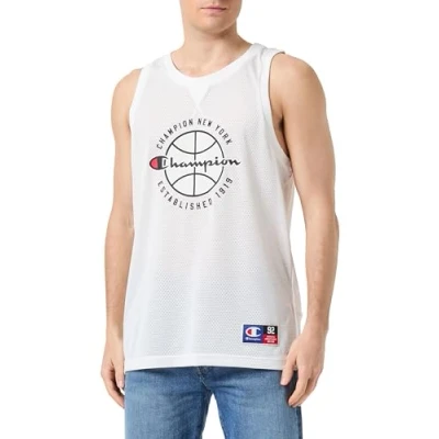 Abbildung von Champion Modern Basket TANK Top, Herren, Größe: Large, White