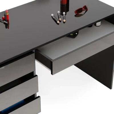Abbildung von Vicco Schminktisch Sherry, Anthrazit, 120 cm