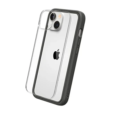 Abbildung von RhinoShield Modulares Case kompatibel mit [iPhone 14] Mod NX Anpassbare &amp; stoßdämpfende Schutzhülle im schlanken Design 3.5 Meter Fallschutz Graphite