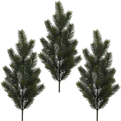 Abbildung von Creativ deco Winterliche Kunstpflanze &quot;Weihnachtsdeko&quot;, Zweig im 3er Set