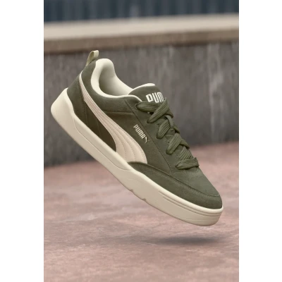 Abbildung von Puma PARK Lifestyle Unisex Skateschuh, Größe: 42, Loden green/alpine snow Schuhe