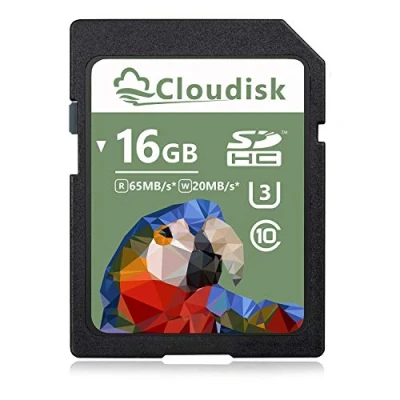 Abbildung von Cloudisk 16GB SD Carten UHS 1 Flash Speicherkarten,1080P Full HD 30MB/s or Faster (16 GB Memory Card)