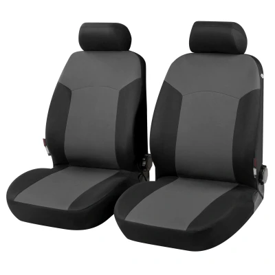 Abbildung von WALSER Portland 13412 Sitzschonbezug schwarz/grau Polyester vorne VOLKSWAGEN: Polo V Schrägheck, IV Limousine, Tiguan II kfzteile, kfzteile24,