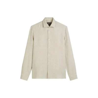 Abbildung von Marc O&#039;Polo Spread Collar LONG Sleeve Round HEM Style Hemd, Herren, Größe: Medium, Multi oak