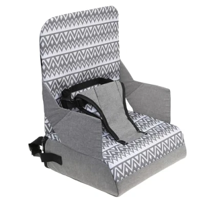 Abbildung von Dreambaby On The Go Tragbare Kinder Sitzerhöhung mit praktischen Ablagefächern für unterwegs Model G6040