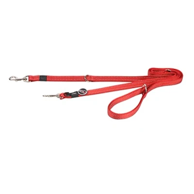 Abbildung von Rogz Utility Multileine Hundeleine 180x1.6 cm Rot M...