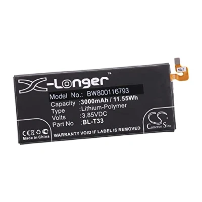 Abbildung von vhbw 1x Akku Ersatz für LG BL T33 Handy Smartphone Telefon (3000 mAh, 3,85 V, Li Polymer)