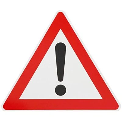 Abbildung von Verkehrszeichen Nr. 101 RA1 SL 900 mm Gefahrstelle RAL Gütez. Folie Typ 1 Verkehrsschild Bauschild Baustelle Zeichen Gefahrenstelle Straßenschild Schild BAU Gefahr Vorsicht