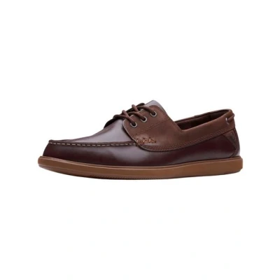Abbildung von Clarks Bratton Bootsschuh, Herren, Größe: 44, Dark brown Schuhe