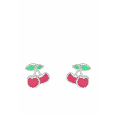 Abbildung von Prinzessin Lillifee Kirsche Ohrringe für Kinder, Größe: One Size, Silber