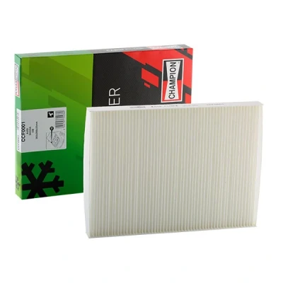Abbildung von CHAMPION CCF0001 Innenraumfilter Pollenfilter, Partikelfilter 278 207 25 VOLKSWAGEN: GOLF 4 Cabrio, Polo III Schrägheck, 3, AUDI: A3 Schrägheck