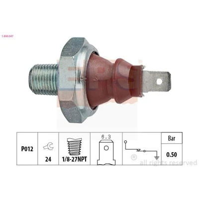 Abbildung von EPS 1.800.047 Öldruckschalter 1/8 27NPT 1 Made in Italy OE Equivalent VOLVO: 760 Limousine, 240 Limousine