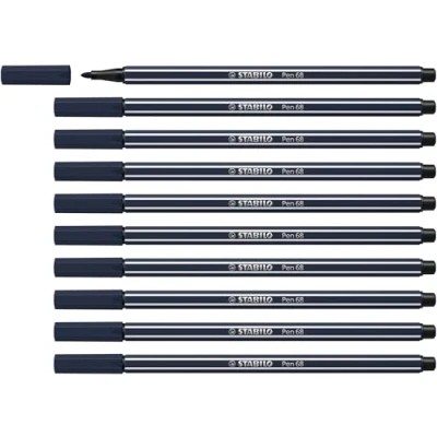 Abbildung von Premium Filzstift STABILO Pen 68 10er Pack paynesgrau