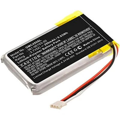Abbildung von subtel® GPS Ersatz Akku 361 00103 00 Ersatzakku für Garmin DashCam 45, 55 Navigationsgerät 250mAh Navi Batterie