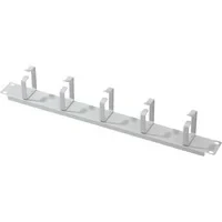 Abbildung von DIGITUS Kabel Rangierpanel 1HE 5 Führungsbügel 44 x 60 mm 19 Zoll Für Netzwerkschränke &amp; Netzwerkkabel Grau