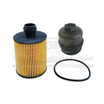Abbildung von 3RG 98404 Ölfilter mit Dichtung Filtereinsatz OPEL: Corsa D Schrägheck, Insignia A Sports Tourer, Astra J FIAT: 500 Schrägheck