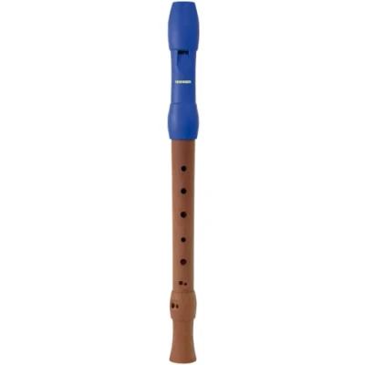 Abbildung von HOHNER Blockflöte, Alegra Line, blau, barock, zweiteilig