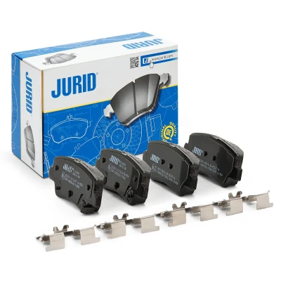 Abbildung von JURID 573369J Bremsbelagsatz mit akustischer Verschleißwarnung Zubehör HYUNDAI: i30 III Kombi, i20 II Schrägheck, Coupe