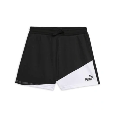Abbildung von Puma Power Unisex kurze Sporthose für Kinder, Größe: 128, Black