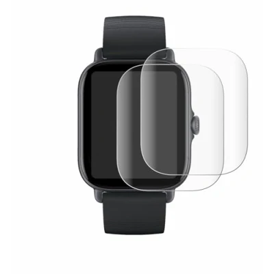 Abbildung von BROTECT 2 Stück Full Cover Schutzfolie für Huami Amazfit GTS 3 Screen Displayschutz Folie [3D Curved, Anti Fingerprint, Kristall Klar]