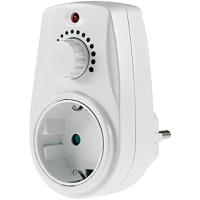 Abbildung von ChiliTec Drehdimmer Steckdosendimmer Helligkeitsregler 230V Steckdose mit Dimmer 20 280