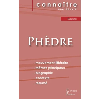 Abbildung von Fiche de lecture Phèdre Jean Racine (Analyse littéraire référence et résumé complet)
