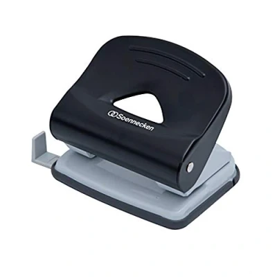 Abbildung von Soennecken Locher 3279 bis 25 Blatt Metall schwarz