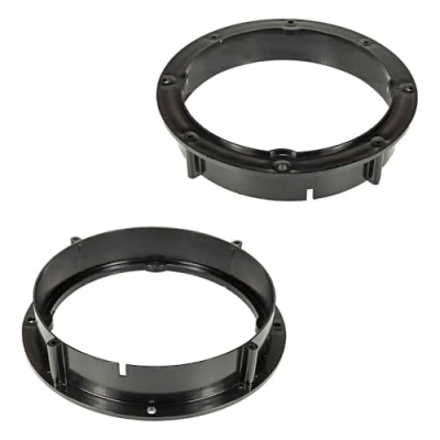 Abbildung von tomzz Audio 2857 002 Lautsprecherringe Adapter Halterungen kompatibel mit VW Golf 6 7 Passat Polo Up Beetle Seat Arosa MII Toledo Skoda Fabia Octavia Roomster CitiGo für 165mm DIN Lautsprecher
