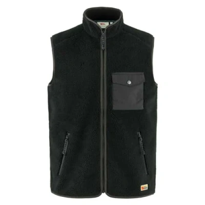 Abbildung von Fjallraven 87073 550 030 Vardag Pile Fleece Vest M Sweatshirt Herren Black Dark Grey Größe L