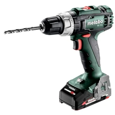 Abbildung von Metabo Akku Bohrschrauber BS 18 L 602321500 V mit praktischem Bitdepot Inklusive und Ladegerät