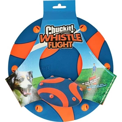 Abbildung von Chuckit Whistle Flight Orange Blau 25cm