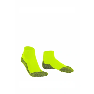 Abbildung von FALKE Herren Laufsocken RU4 Light Performance Short M Sso Lyocell Funktionsmaterial antiblasen 1 Paar, Gelb Lightning 1690, 44 45