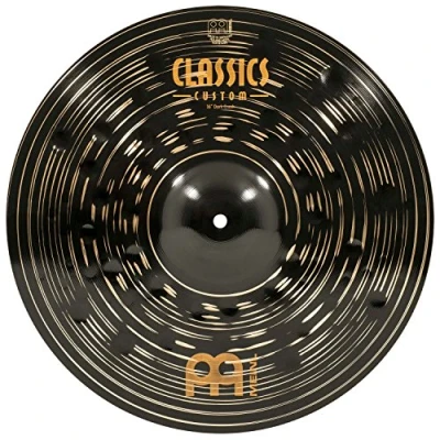Abbildung von Meinl Cymbals Classics Custom Dark Crash — 16 Zoll (Video) Schlagzeug Becken (40,64cm) B12 Bronze, Dunkles Finish (CC16DAC)