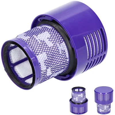 Abbildung von McFilter HEPA Filter (3 Stück) Nachmotor passend für Dyson V10 V 10 SV12 SV 12, Cyclone, 969082 01, Absolute Animal, Total Clean, Motorhead Parquet