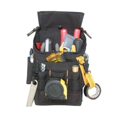 Abbildung von CLC Custom Leathercraft 1524 Reißverschluss Tasche, Medium, Schwarz, 11 Taschen