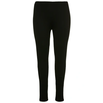 Abbildung von Ulla Popken Damen Leggings, Wadenlang, Schmales Bein, Elastikbund, Schwarz, 50 52 EU