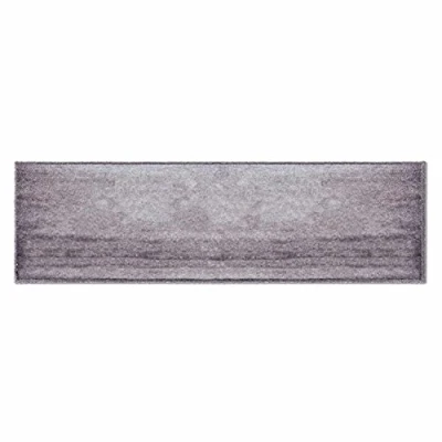 Abbildung von ASTRA Flauschige Sauberlaufmatte weich Pure &amp; Soft Herzen Home Silber 50 x 150 cm Waschbarer Küchenteppich innen Türmatte strapazierfähig Teppich