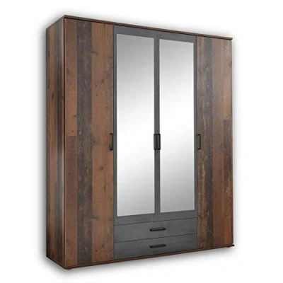 Abbildung von Pol Power Kleiderschrank 159 x 197 54 cm (B/H/T)