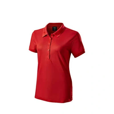 Abbildung von WILSON STAFF Damen Golf Poloshirt, AUTHENTIC POLO, Polyester, Rot, Gr. M, WGA700740MD