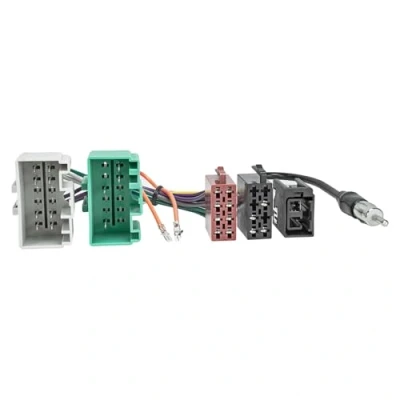 Abbildung von tomzz Audio 7056 002 Radio Anschluss Montage Set kompatibel mit Volvo S40 V40 S60 S70 V70 C70 S80 XC70 ab 2000 auf 16pol ISO Norm