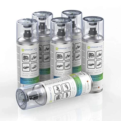 Abbildung von AUPROTEC Lackspray AUPROPAINT GLOSS Klarlack glänzend Sprühlack Glanzlack Auto Lack Spray 6x 400ml