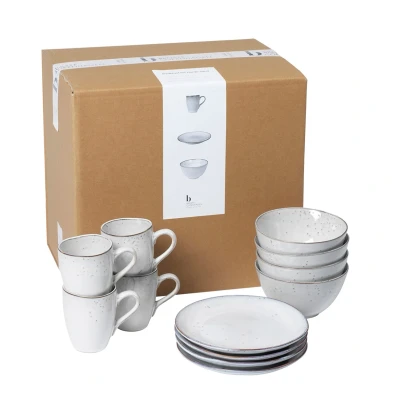 Abbildung von Broste Copenhagen NORDIC SAND Frühstücksset 12tlg