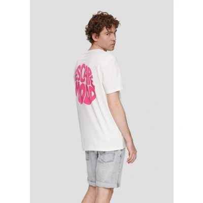 Abbildung von QS MIT Brust UND RÜCKEN Tshirt print, Herren, Größe: XL, Weiß