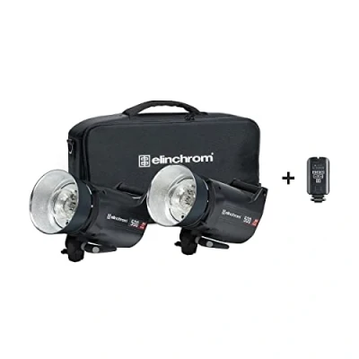 Abbildung von Elinchrom E20662, Schwarz, Universal, 5500 K, 0,6 Sek./Seite, 2,5 300 W