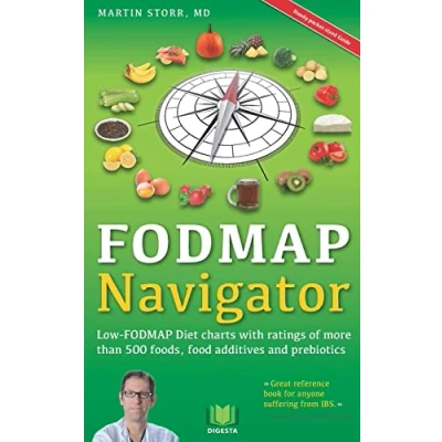 Abbildung von The FODMAP Navigator: Low Diet charts with ratings of more than 500 foods, food additives and prebiotics