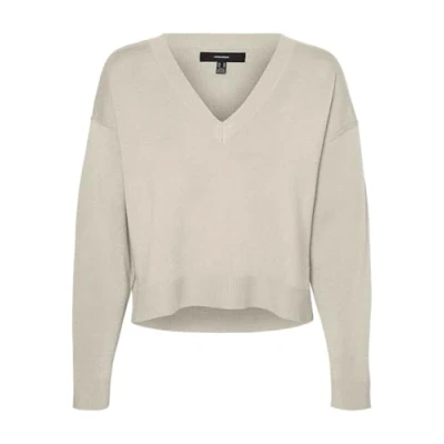 Abbildung von Vero Moda Strickpullover, Damen, Größe: Medium, Latte