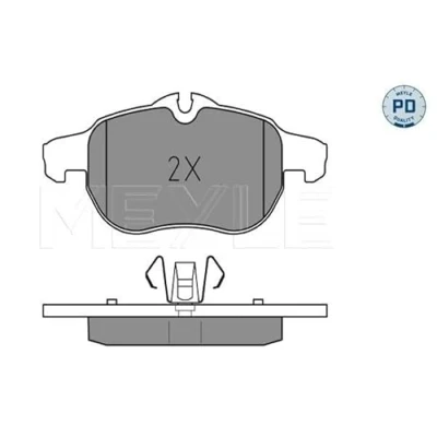 Abbildung von MEYLE 025 234 0220/PD Bremsbelagsatz PD Quality Vorderachse für Verschleißwarnanzeiger vorbereitet mit Anti Quietsch Blech OPEL: Vectra C CC