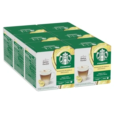 Abbildung von STARBUCKS Vanilla Macchiato by Nescafé Dolce Gusto Kaffeekapseln 6 x 12 (72 Kapseln)