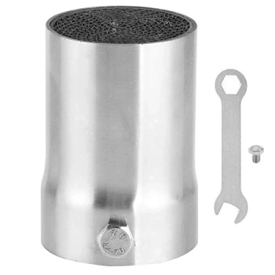 Abbildung von KIMISS Schrauben 45mm Auspuffschalldämpfer Allgemeines Motorrad DB Killer Schalldämpferventil Edelstahl 48mm
