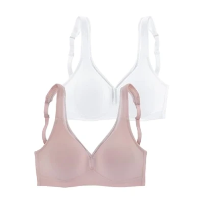 Abbildung von petite fleur T Shirt BH (Packung, 2 Stück) ohne Bügel aus Baumwolle, Basic Dessous